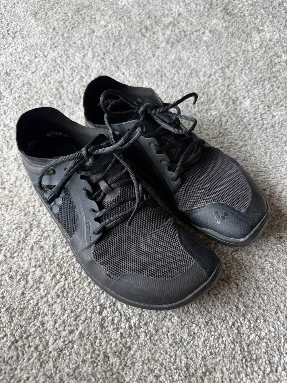 Vivo Barefoot Black Women's Athletic Minimalist Lace-Up Shoes